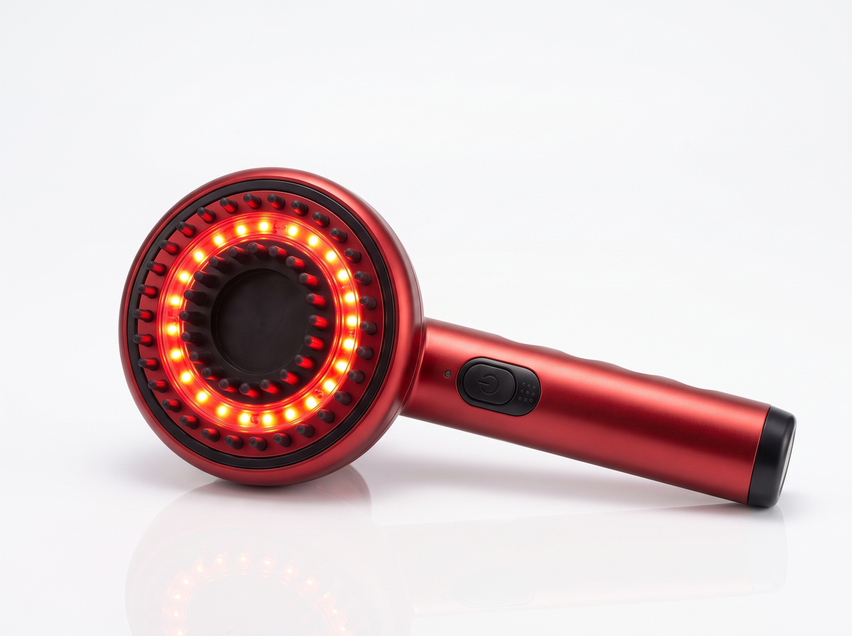 2-in-1 Red Light Massage Comb